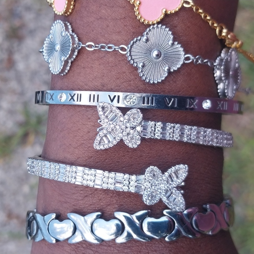 Butterfly Baguette Bracelet